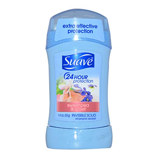 Suave Antiperspirant Deodorant, Sweet Pea and Violet 1.4 oz