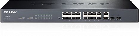 TP-LINK TL-SL2218 16 Port 10/100 Mbps Plus Two Port Gigabit Smart Switch