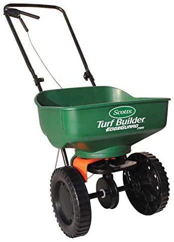 Scotts 75121 Turf Builder Edgeguard Mini Broadcast Spreader 5, 000 sq.ft