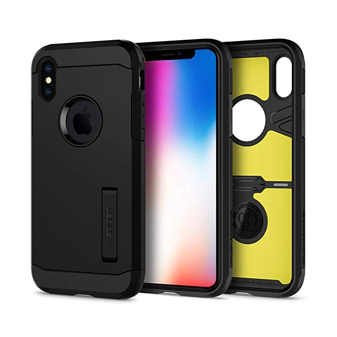 Spigen Tough Armor XP Designed for iPhone XS Case Cover (2018) iPhone X Case (2017) - Black