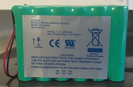 Brand New DSC IMPASSA 9057 Battery 6PH-H-4/3A3600-S-D22 7.2 V 3600mAh, 2015