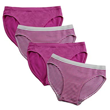 FEM Girl Seamless Underwear Bikini Panties for Girls - 2 Pack or 4 Pack