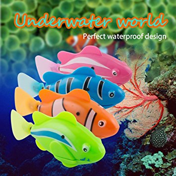 Vinmax Swimming Robot Fish Activated in Water Magical Electronic Toy Kids Children Gift