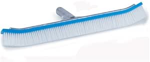 Pentair R111316 902 Aluminum Back Curved Brush with White Polypropylene Bristles, 18-Inch