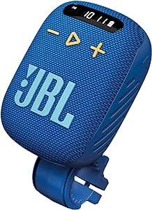 JBL Wind 3 FM Bluetooth Handlebar Speaker (Blue)