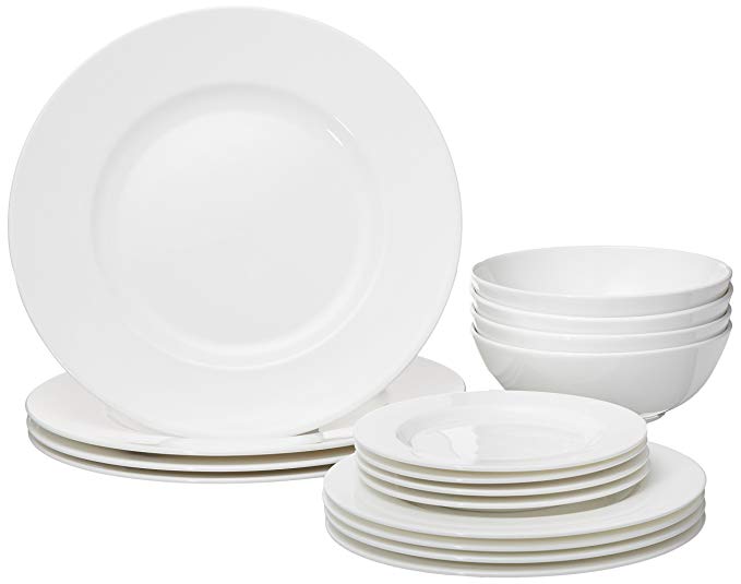 Lenox 16 Piece Classic White Dinnerware Set