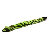 Outward Hound Kyjen  Invincibles Plush Snake Stuffingless Durable Dog Toys Squeaker Toy