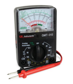 GB Electrical GMT-312 5-Function 12-Range Analog Multitester