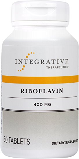 Integrative Therapeutics - Riboflavin, 400 mg - Vitamin B2 Supplement - 30 Tablets