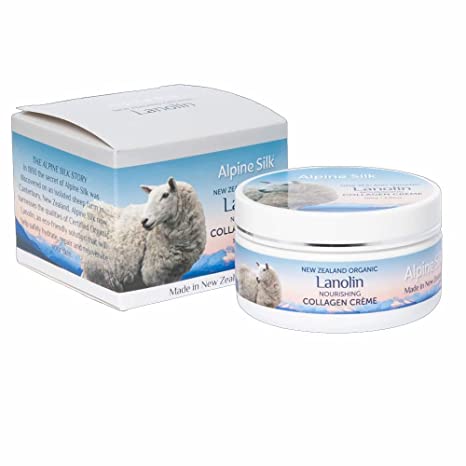 Alpine Silk New Zealand Organic Lanolin Nourishing Collagen Cream