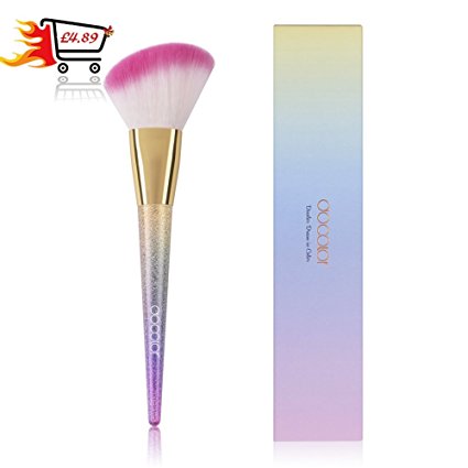 Docolor Make Up Brushes Fantasy Rainbow Brushes Kabuki Angled Contour Makeup Brushes (1 Piece)