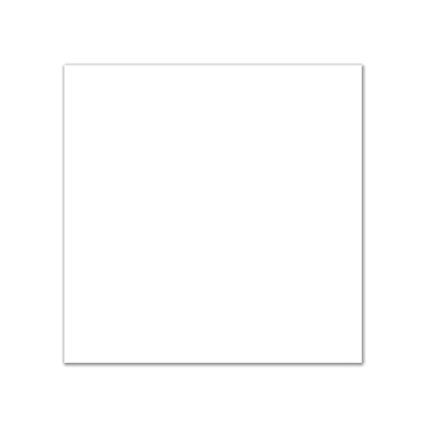 White Cast Acrylic Sheet 12" x 12" x 0.118" (1/8") Thick (Opaque Non-Transparent)   0.000 or - 0.177 tolerance in width and length. Approximate length and width is 11.850" x 11.850"