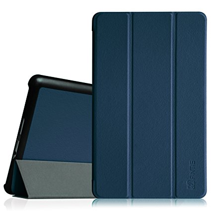 Fintie Samsung Galaxy Tab S 8.4 (8.4-Inch) Smart Shell Case - Ultra Slim Lightweight Stand Cover with Auto Sleep/Wake Feature, Navy