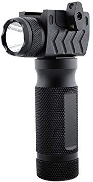 BESTSUN Tactical Flashlight Ultra Bright 600 Lumen LED Flashlight High Power 2 Modes Waterproof Handheld Torch with Rail Mount