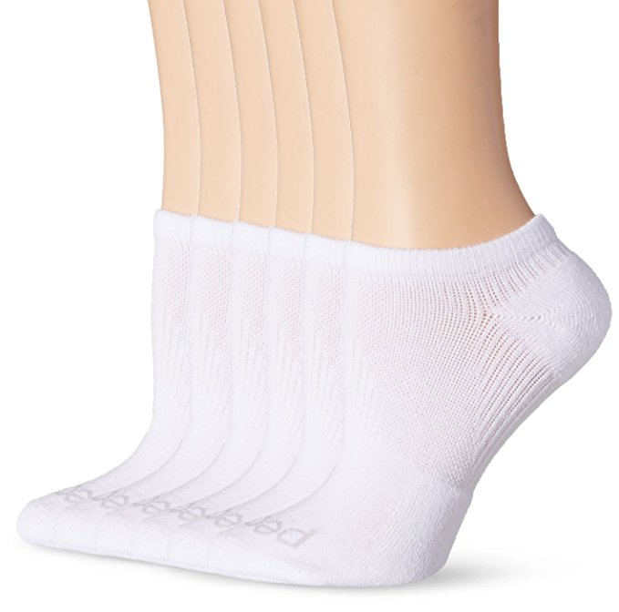 PEDS Women's Coolmax Low Cut Sock with X-Wrap Arch Support (6 Pair Pack)
