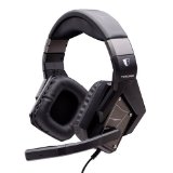 Tesoro Kuven Devil A1 20 Virtual 71 50 mm drivers Noise Isolation In-line audio controls USB  35mm Black Mic Microphone Gaming Headset TS-A1 20 Black