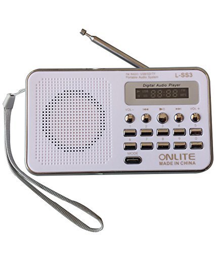 Glive's L-SS3 Portable Speaker FM Radio Player MP3 Music Player with 3.5mm Jack AUX, Pendrive, Memory Card Supported