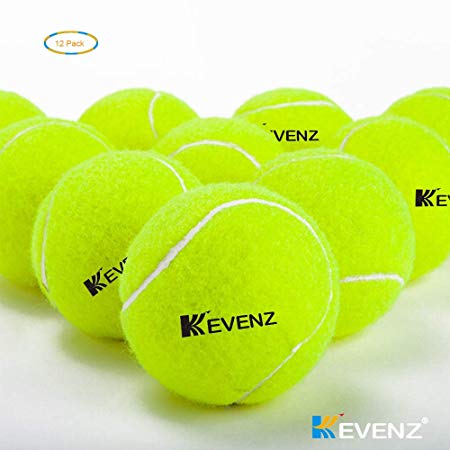 KEVENZ Green Advanced Training Tennis Balls,Practice Ball,Tennis Racket