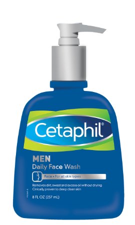 Cetaphil Men Daily Face Wash, 8 Fluid Ounce