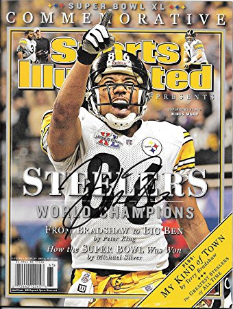 Hines Ward Pittsburgh Steelers Autographed Signed Sports Illustrated - COA - NM/MT - MT Condition!