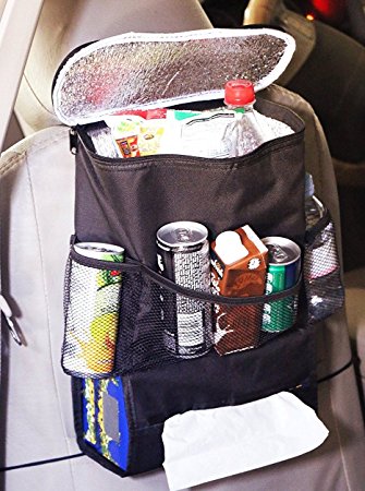 Car Back Seat Organizer – Standard Size- Multi Purpose Travel Storage Bag by Utopia Home