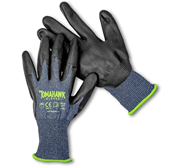 Tomahawk T1000 Touch Screen Work Safety Gloves, Level 5 Cut Protection