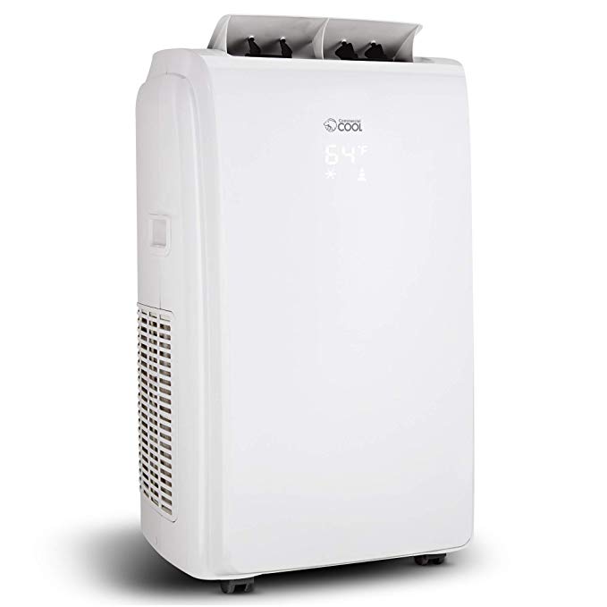 Commercial Cool 12,000 BTU Portable Air Conditioner with Heat- Multifunction 4 in 1 Air Conditioner - 24 Hour Timer Remote Control Air Conditioner - Modern Portable Air Conditioner, CPT12HW6
