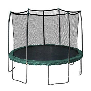 Skywalker Trampolines 12-Feet Round Trampoline and Enclosure with Spring Pad