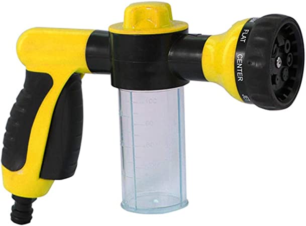 Festnight Foam Sprayer Garden Water Hose Foam Nozzle Soap Dispenser Gun for Car Washing Pets Shower Plants Watering