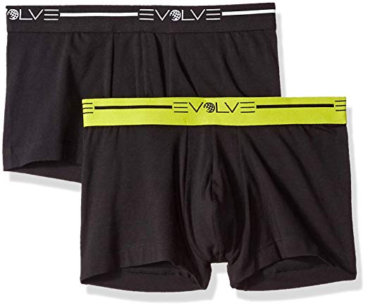 2(X)IST Evolve Men's Cotton Stretch No Show Trunk Underwear Multipack Underwear