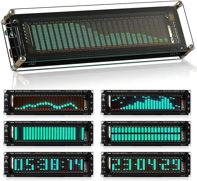Nobsound AK2515 Music Spectrum Audio 15 Level Indicator VU Meter Screen Amplifier VFD LED Display