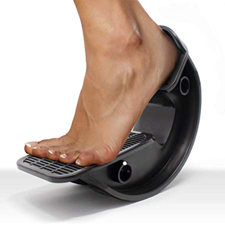 Foot Rocker and Calf Stretcher - Reduce Pain Increase Flexibility and Improve Posture - Use for Physical Therapy of Plantar Fasciitis, Ankle Feet and Leg Soreness, Achilles Muscle - Ankle Wedge