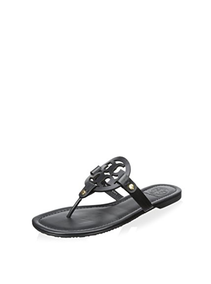 Tory Burch Miller Thong Sandal in Black