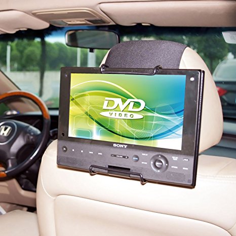 TFY 2X Car Headrest Mount Holder for SYLVANIA SDVD9805 Portable DVD Player