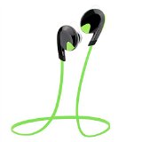 Sport Headphones AngLink Wireless Bluetooth Headset wMicrophone Noise Cancelling Earbuds JoggingRunningGymExercise Stereo Earphones for iPhone 6s 6s plus Galaxy S6 S5 and Android Phones