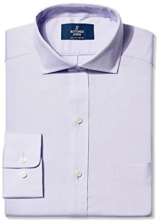 Buttoned Down Men's Classic Fit Cutaway-Collar Solid Non-Iron Dress Shirt