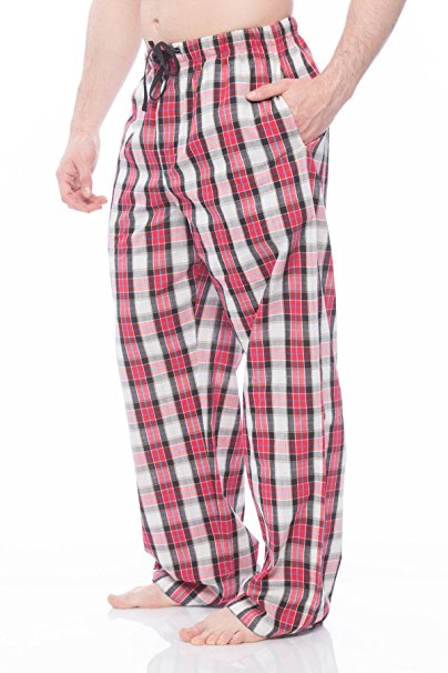 Men's Cotton Light weight woven Pajama Pant with pockets