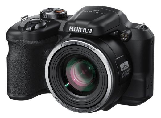 Fujifilm FinePix S8600 16 MP Digital Camera with 3.0-Inch LCD, Black