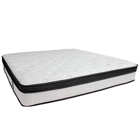 Flash Furniture Capri Comfortable Sleep 12 Inch Memory Foam and Pocket Spring Mattress, King in a Box