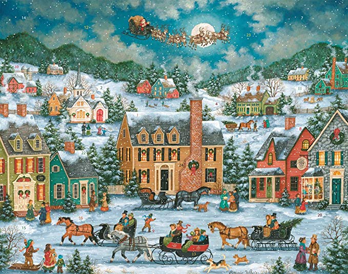 Christmas in Town Advent Calendar (Countdown to Christmas)
