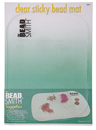 Bead Mat, Sticky, Clear (7.5x5.5in) - BMS3