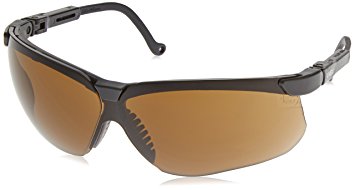 Uvex S3201X Genesis Safety Eyewear, Black Frame, Espresso UV Extreme Anti-Fog Lens