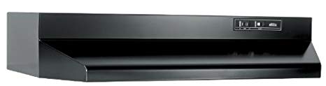 Broan-NuTone 403023 B000UW02A6 ADA Capable Under-Cabinet Range Hood, 30-Inch, Black