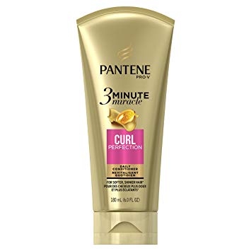 Pantene Curl Perfection 3 Minute Miracle Curl Perfection Deep Conditioner, 6 Fluid Ounce