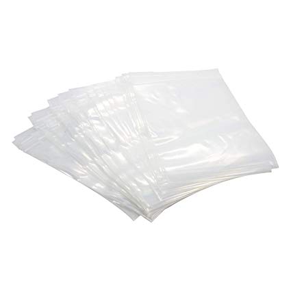 Rok Hardware Heavy Duty 200 Pack 6" x 9" Resealable 4Mil Thick Plastic Clear Poly Zip Lock Dispenser Food Safe Storage Bags