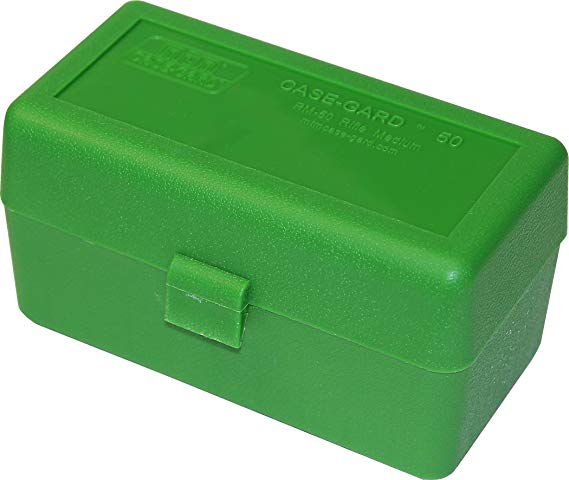 MTM 50 Round Flip-Top Rifle Ammo Box 220 Swift 243 308 Win