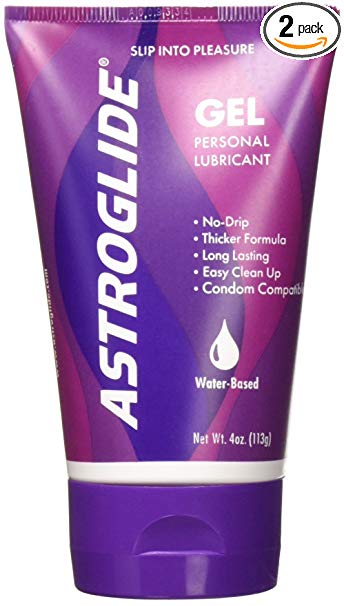 Astroglide Lubricant Gel - 4 oz 2-Pack