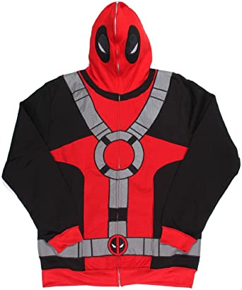 Marvel Comics Deadpool Suit Up Costume Hoodie