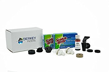 Berkey Maintenance Kit for Stainless Steel Units - Includes FREE Trouble Shooting Booklet and Red Dye