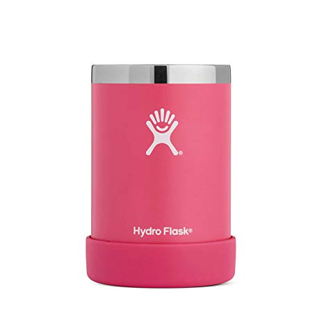 Hydro Flask 12 oz Cooler Cup - Stainless Steel & Vacuum Insulated - Removable Rubber Boot - Watermelon